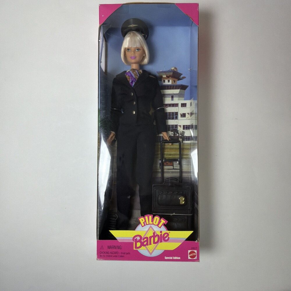 1999 Mattel Pilot Barbie Doll Special Edition No. 24017 Vintage NRFB Air Travel